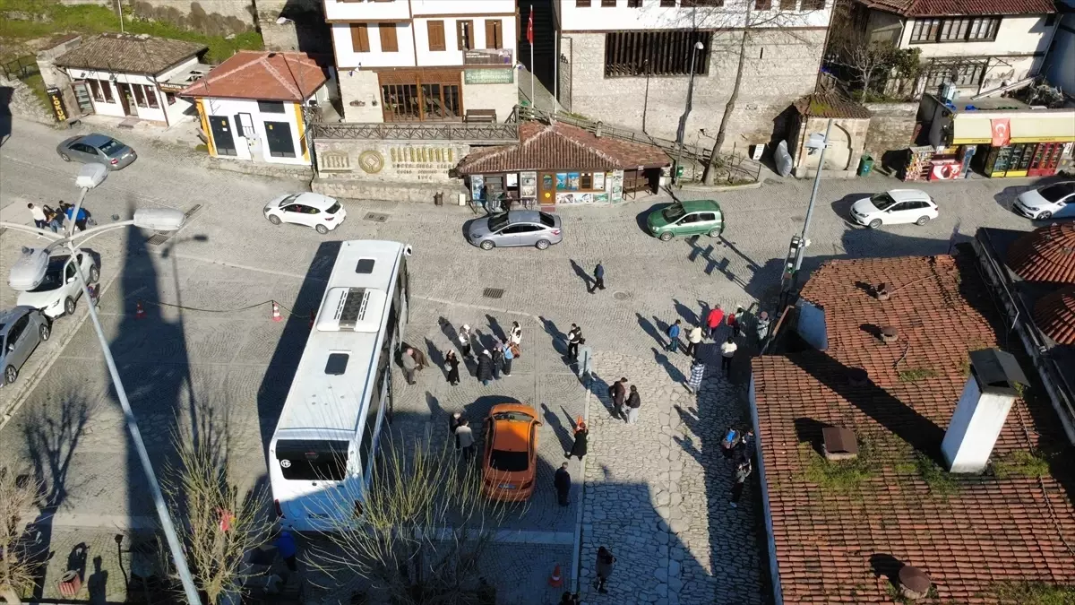 Safranbolu\'da Hafta Sonu Turist Yoğunluğu