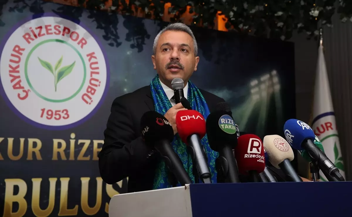 Sağlık Bakanı Memişoğlu, Çaykur Rizespor Kulübü\'nün iftar programında konuştu Açıklaması