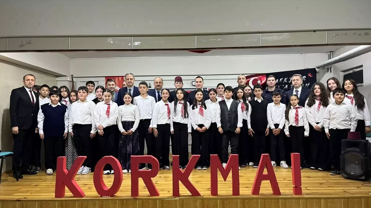 Samsun\'da İstiklal Marşı Programı