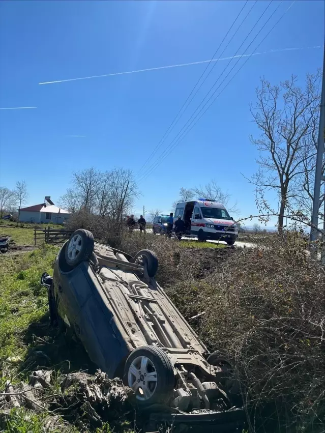 Samsun’da Trafik Kazası: Sürücü Yaralandı
