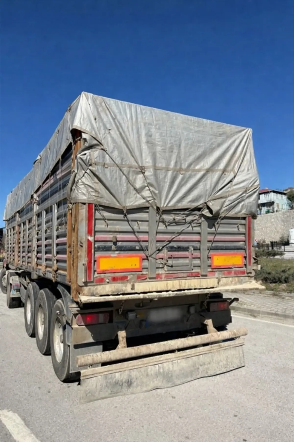 Samsun\'da Kantara Girmeyen Çekiciye Ceza