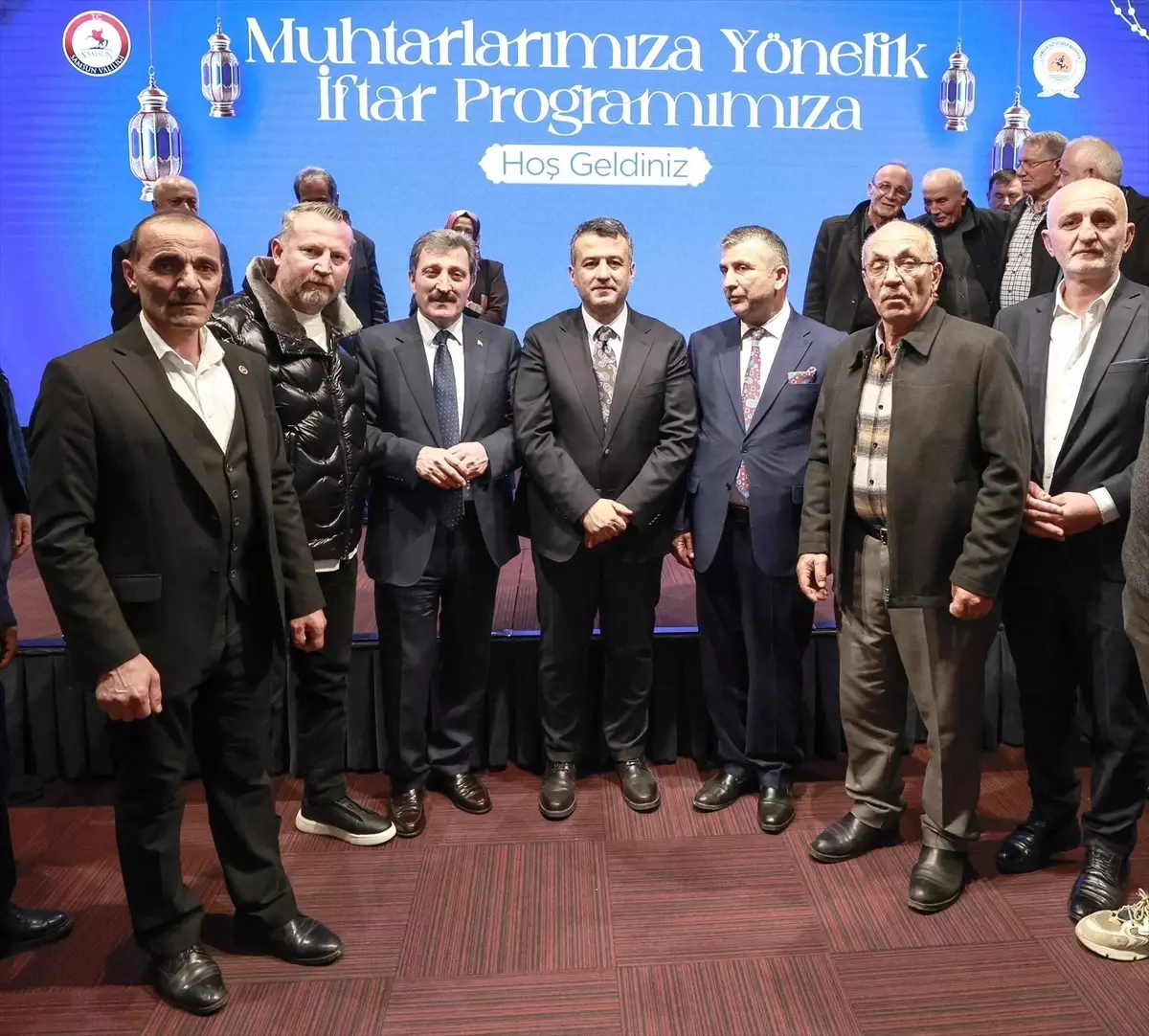 Samsun\'da muhtarlar iftar programında bir araya geldi