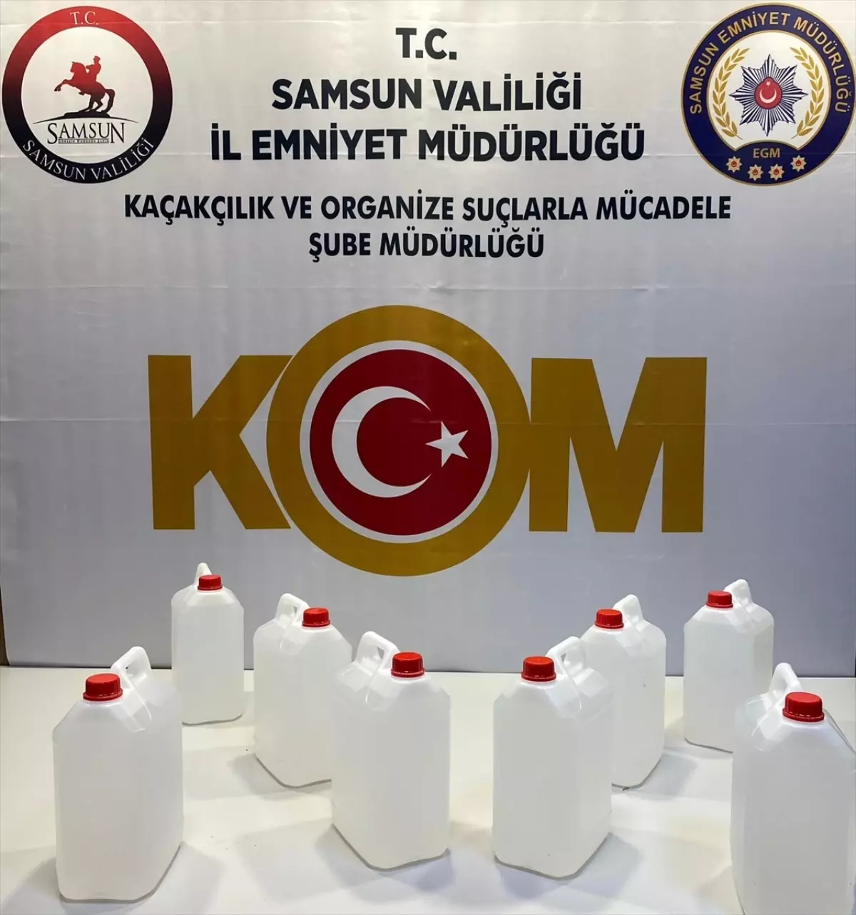 Samsun\'da Sahte İçki Operasyonu