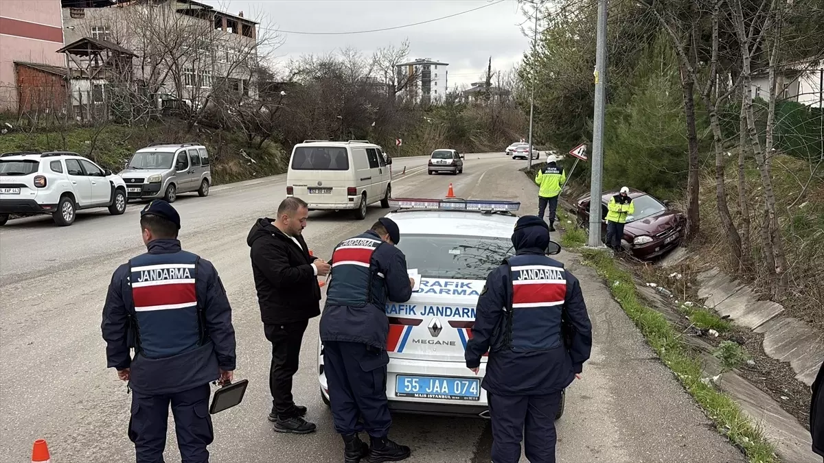 Samsun\'da Otomobil Kazası