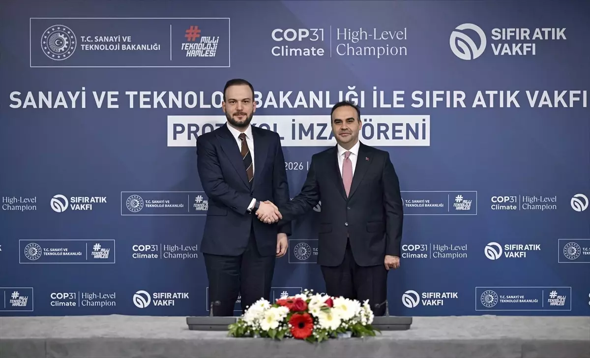 Sanayi ve Teknoloji Bakanlığı ile Sıfır Atık Vakfı arasında işbirliği protokolü imzalandı