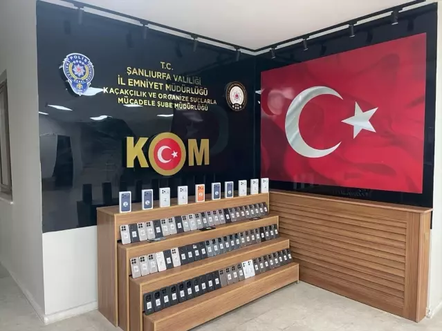 Şanlıurfa’da Kaçak Telefon Operasyonu