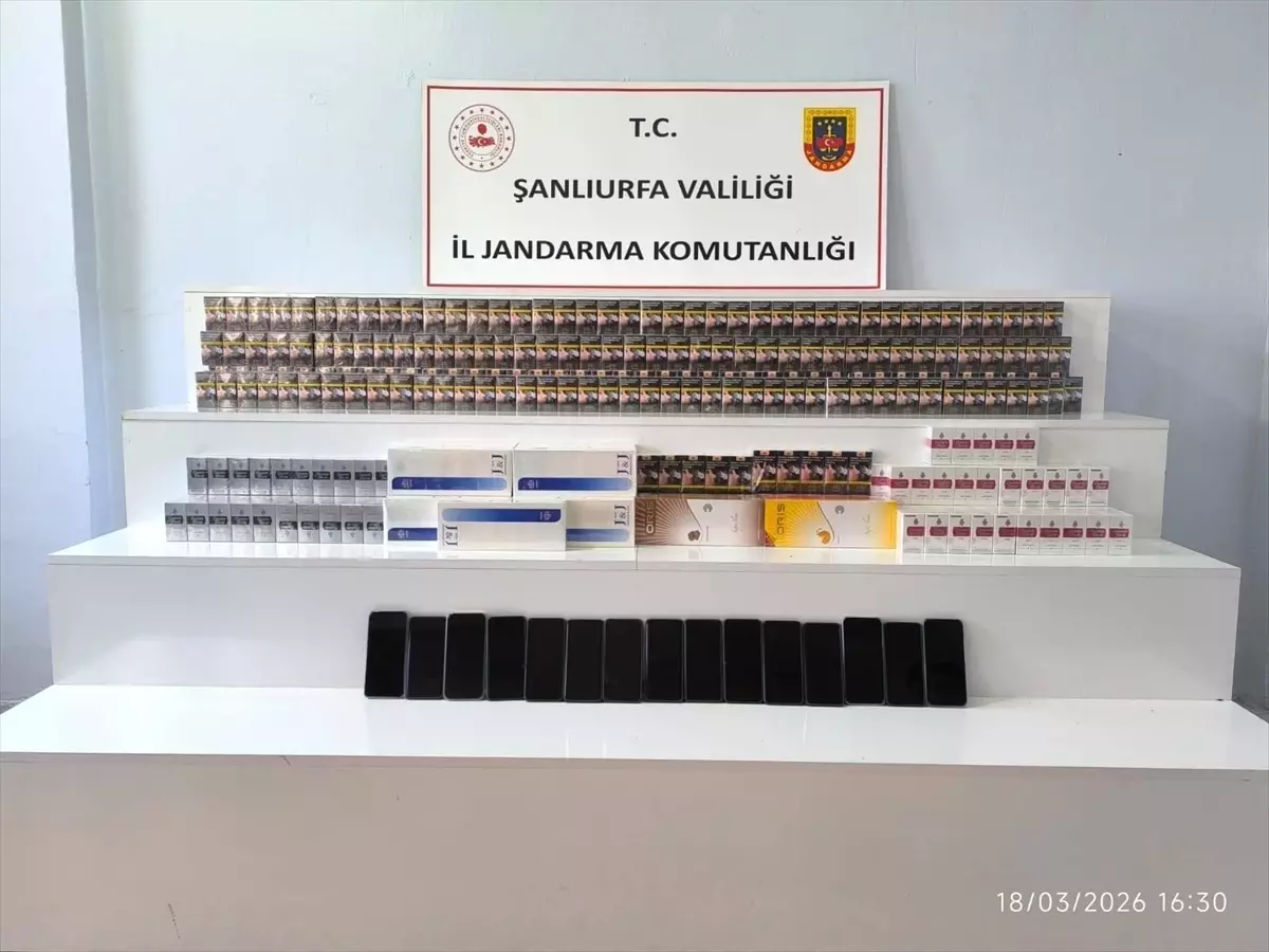 Viranşehir\'de Kaçakçılık Operasyonu