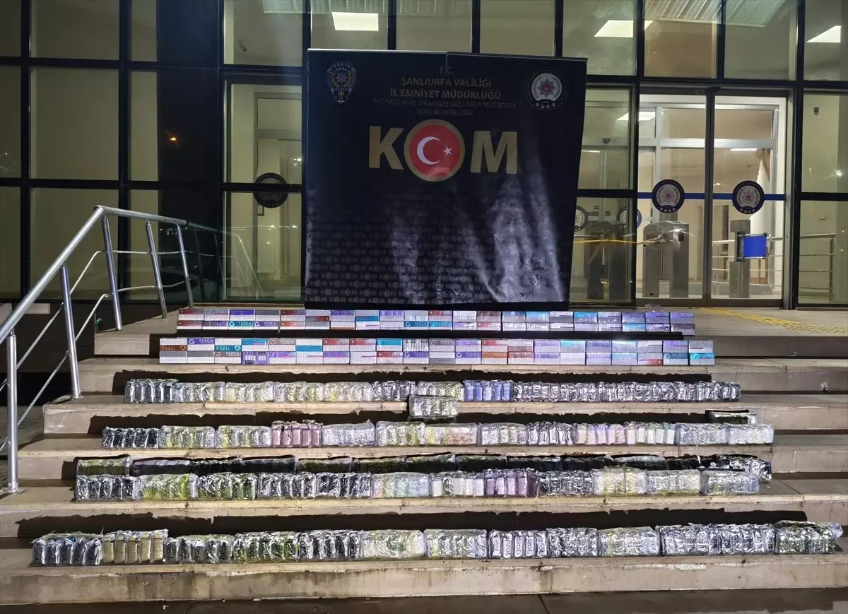 Şanlıurfa\'da Kaçakçılık Operasyonu