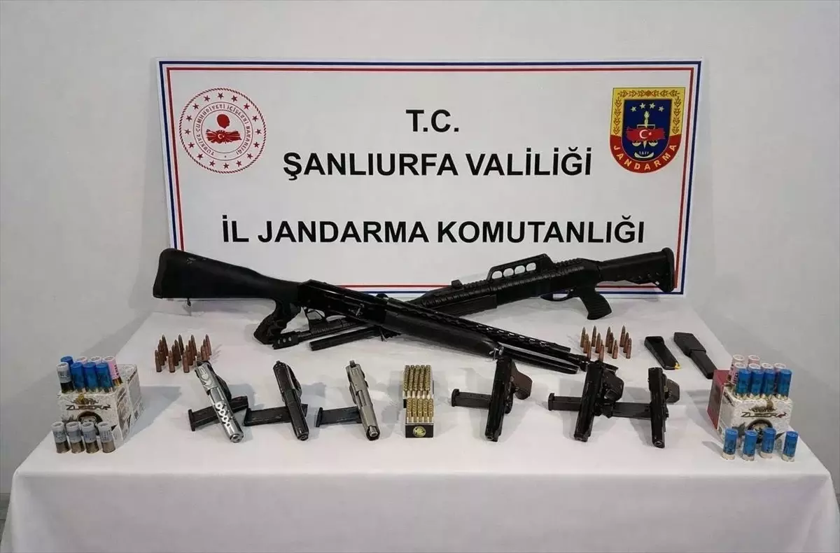 Şanlıurfa\'da Silah Kaçakçılığı Operasyonu