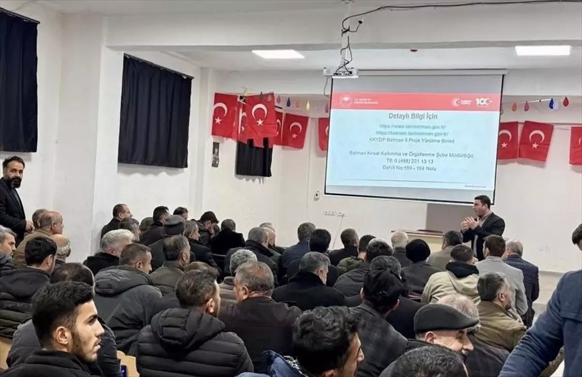 Sason\'da Kırsal Kalkınma Toplantısı