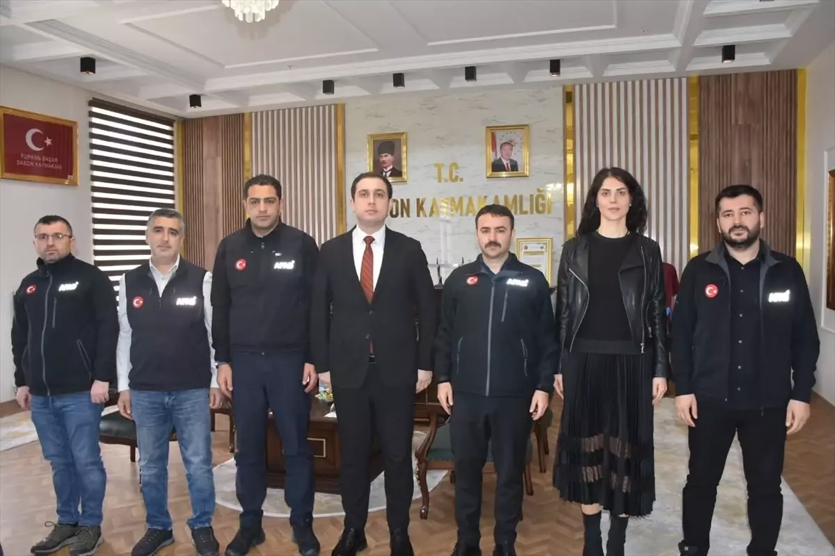 AFAD\'dan Sason Kaymakamı\'na Ziyaret