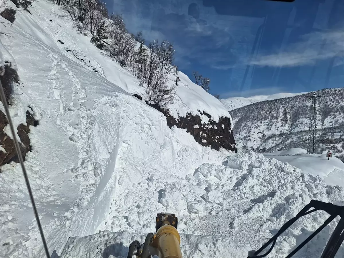 Siirt\'te Kar Yağışı: 92 Yerleşim Yeri Ulaşıma Açıldı
