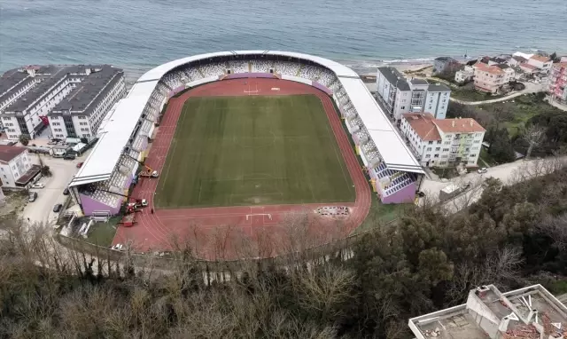 Denize sıfır stadyum! Milli maçla açılacak