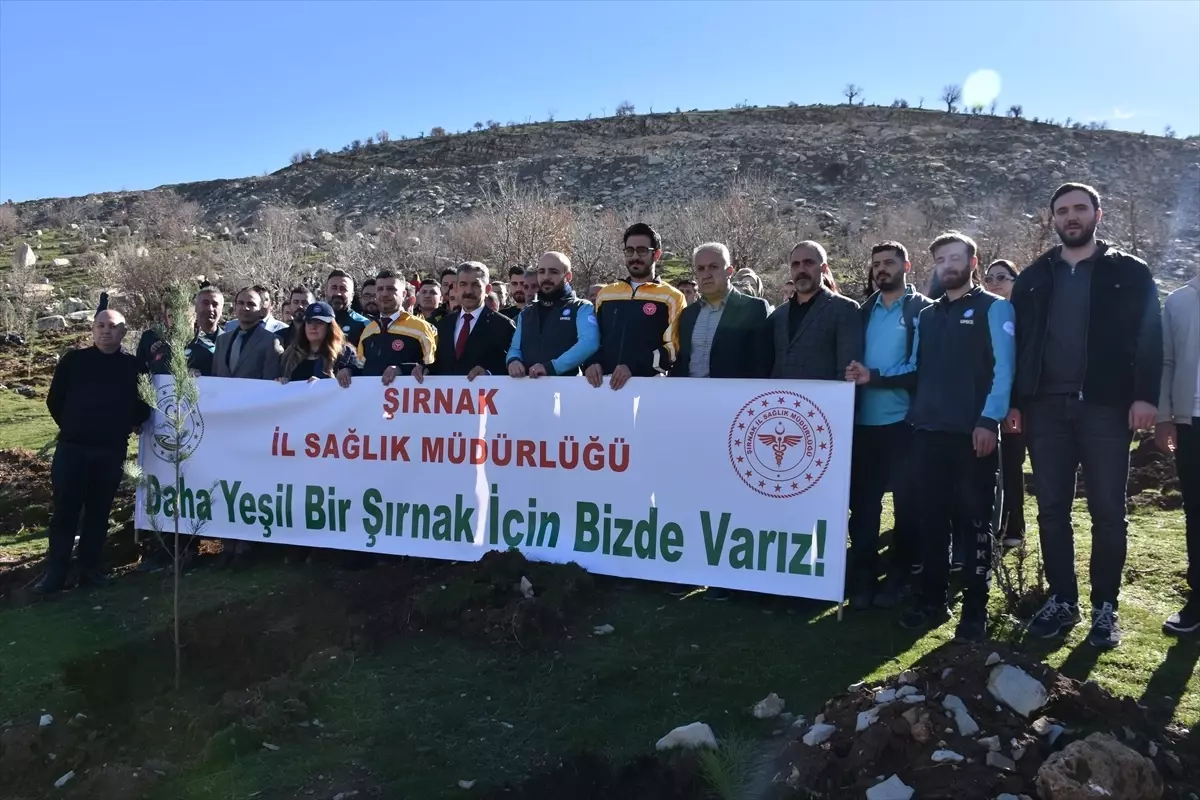 Şırnak\'ta "İl Sağlık Müdürlüğü Hatıra Ormanı" oluşturuldu