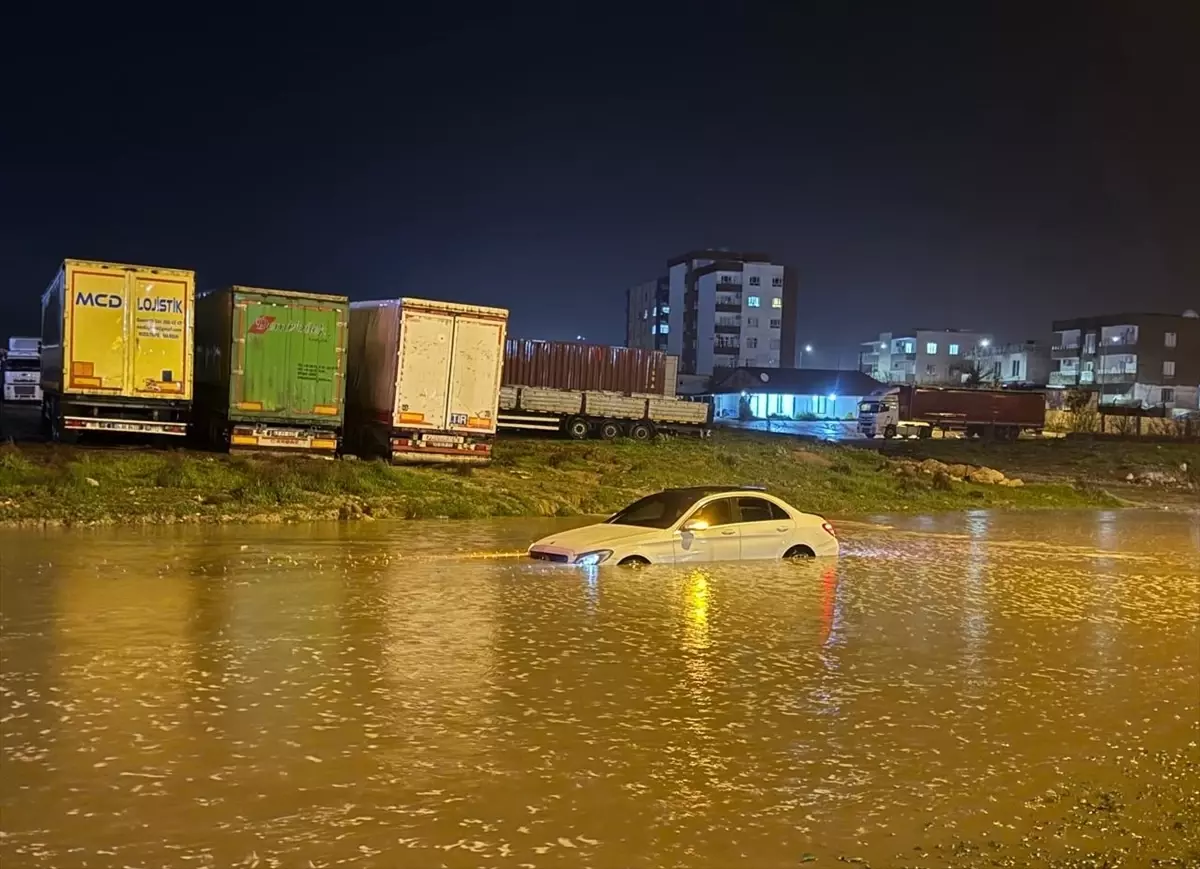 Cizre\'de Sağanakta Mahsur Kalanlar Kurtarıldı