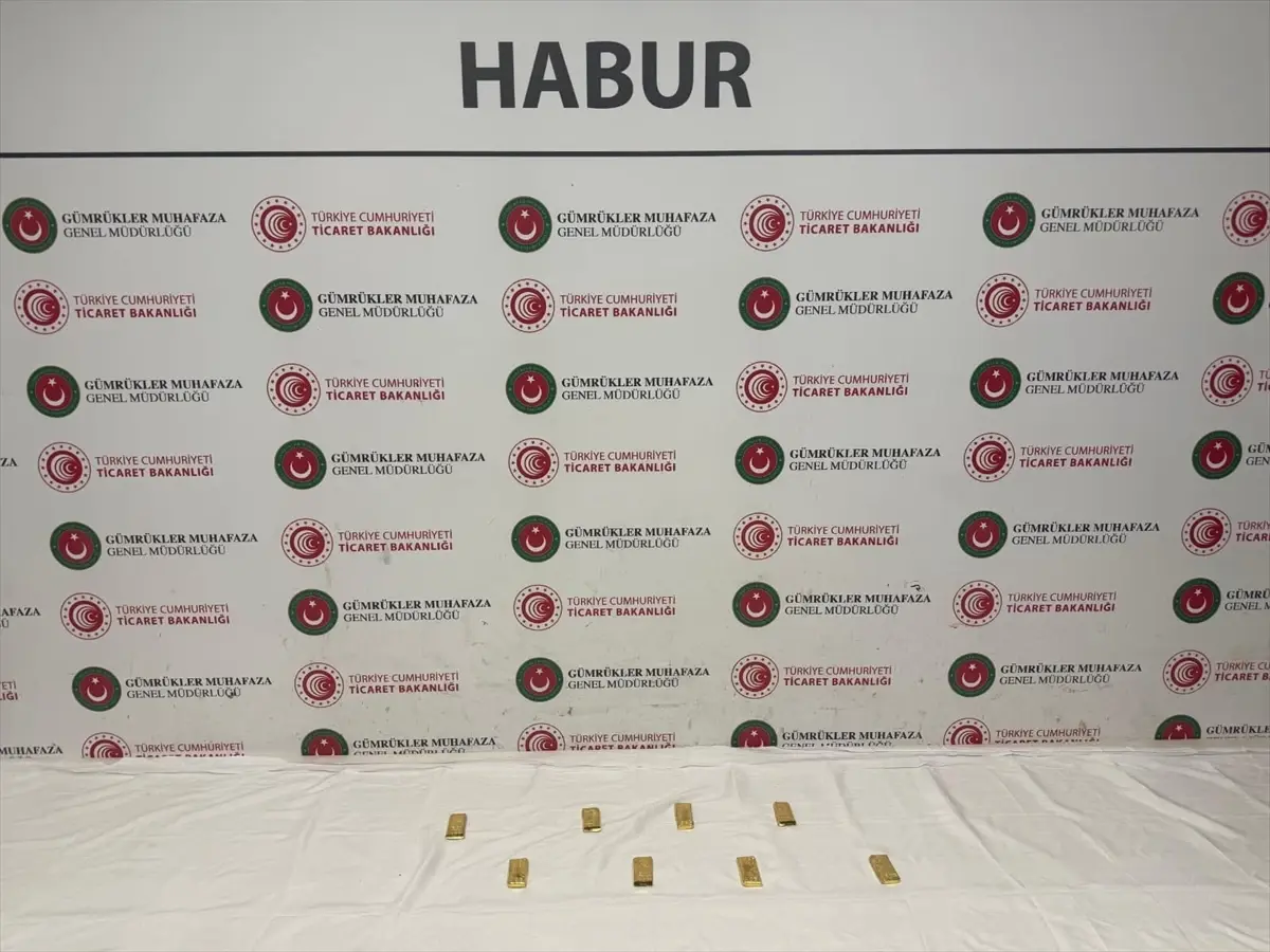 Silopi\'de 2 Kilo Yaklaşık Altın Ele Geçirildi