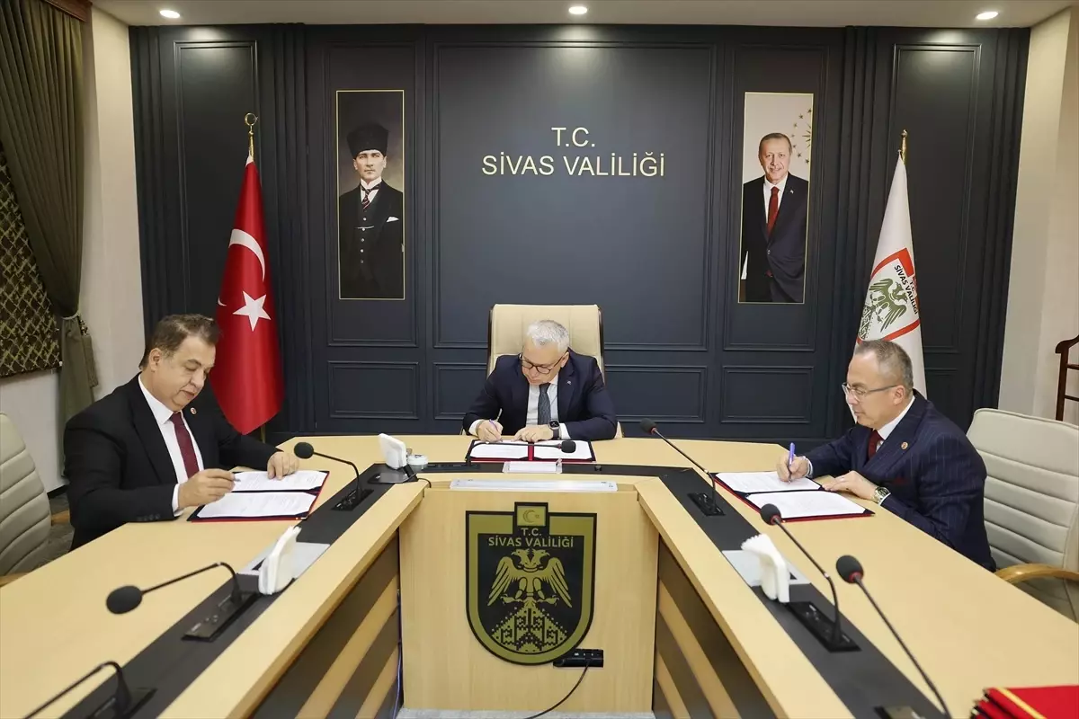 Sivas\'ta Spor Tesisleri İçin İşbirliği Protokolü