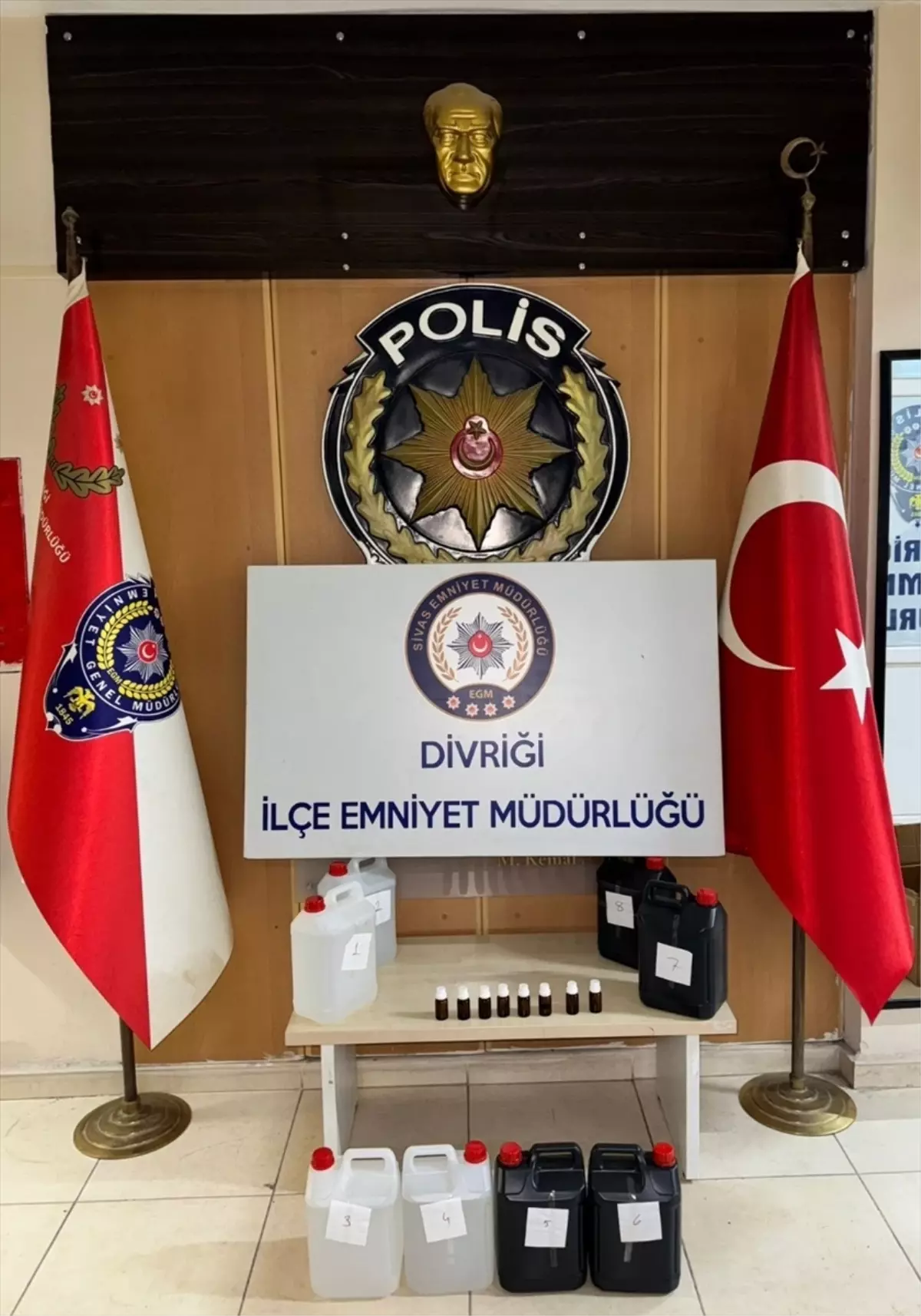 Sivas\'ta Kaçak Etil Alkol Operasyonu