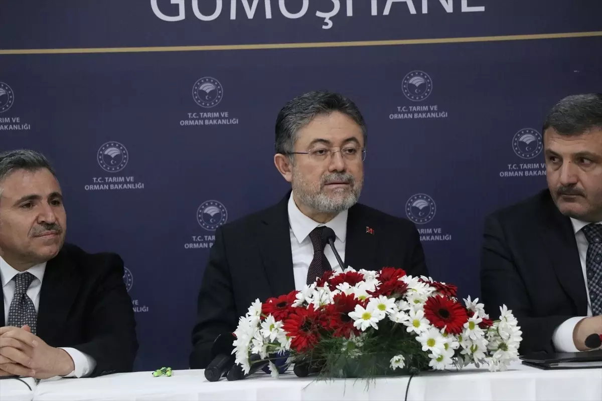 Tarım ve Orman Bakanı İbrahim Yumaklı, Gümüşhane\'de konuştu Açıklaması