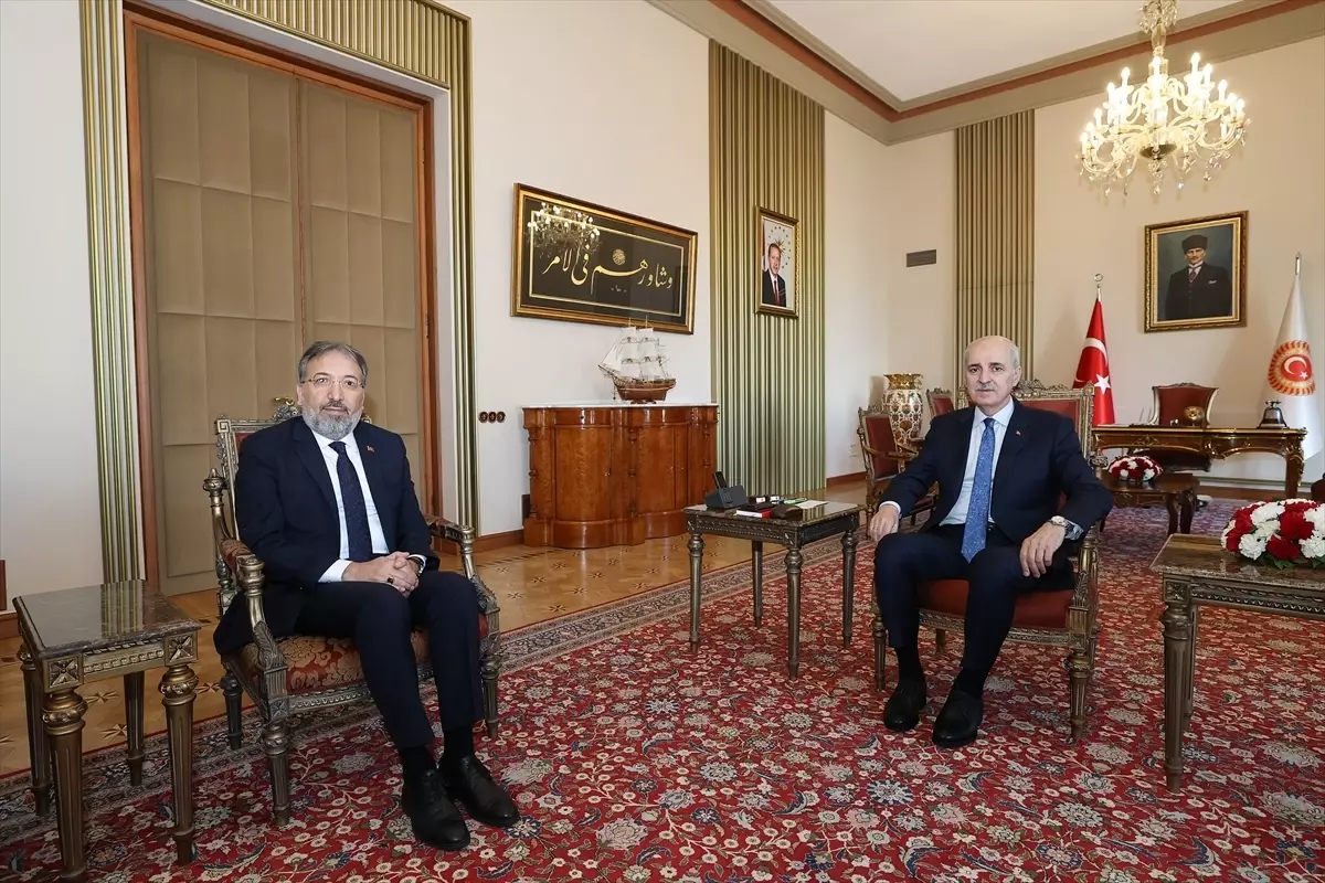 Kurtulmuş, Diyanet İşleri Başkanı\'nı kabul etti