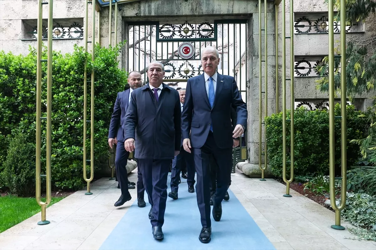 TBMM Başkanı Kurtulmuş, Filistin Devlet Başkan Yardımcısı Şeyh ve Filistin Ulusal Konseyi Başkanı Fattouh ile görüştü Açıklaması