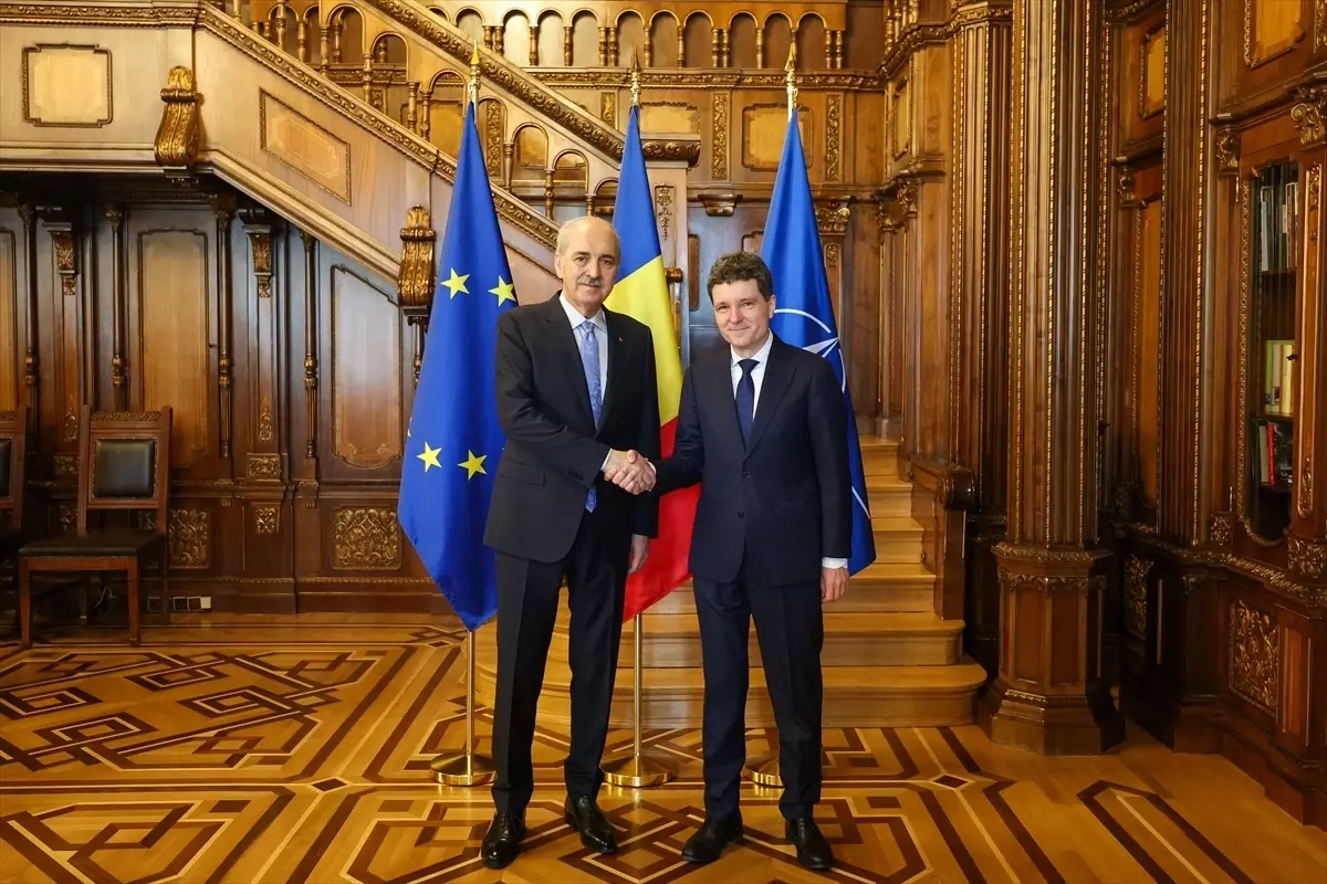 Kurtulmuş, Romanya Cumhurbaşkanı ile Görüştü