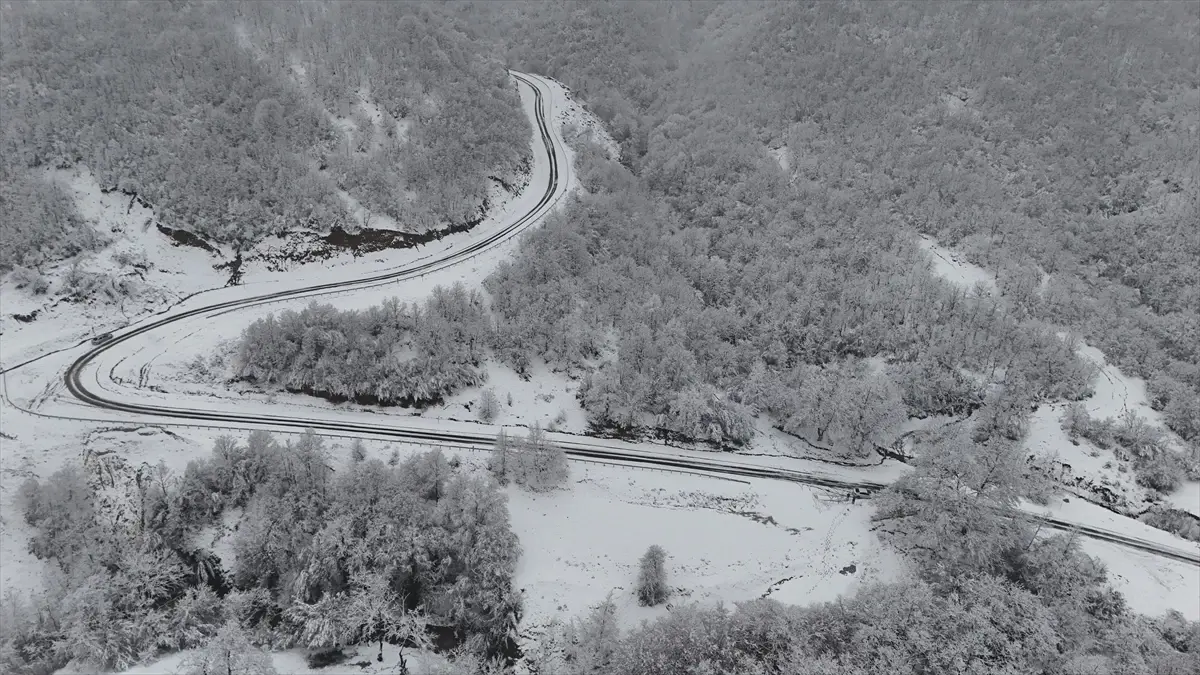 Ganos Dağı\'nda Kış Manzarası