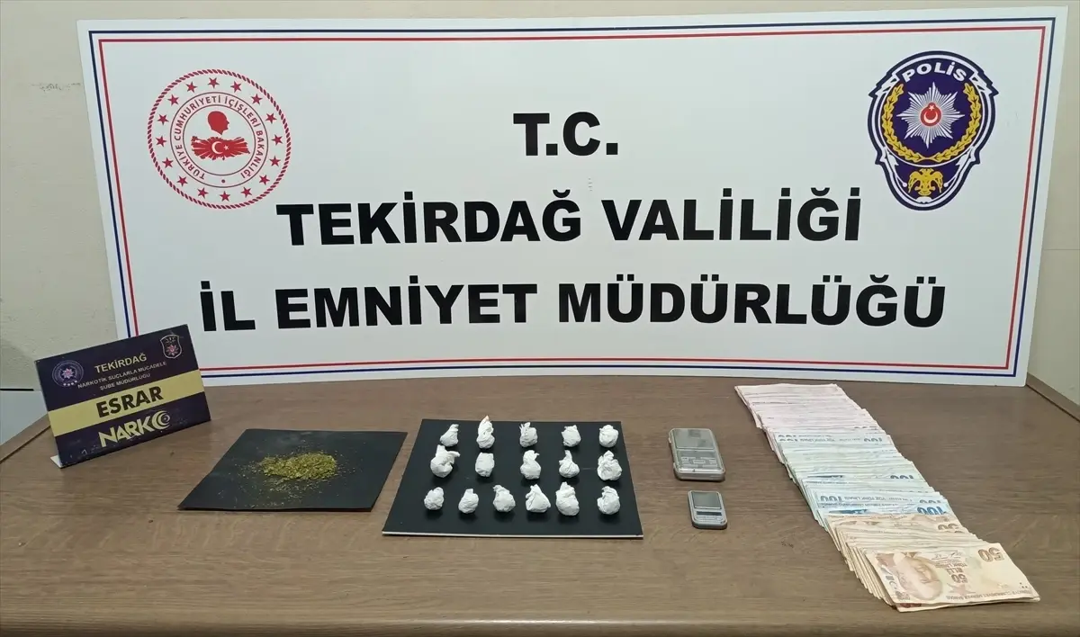 Tekirdağ\'da Uyuşturucu Operasyonu: 11 Tutuklama
