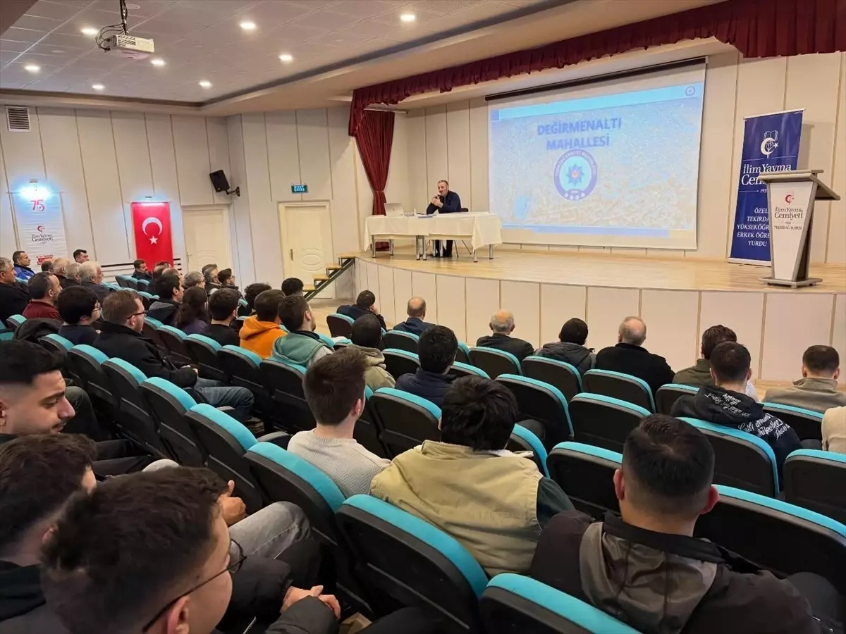 Tekirdağ Emniyet Müdürü Öğrencilerle Buluştu