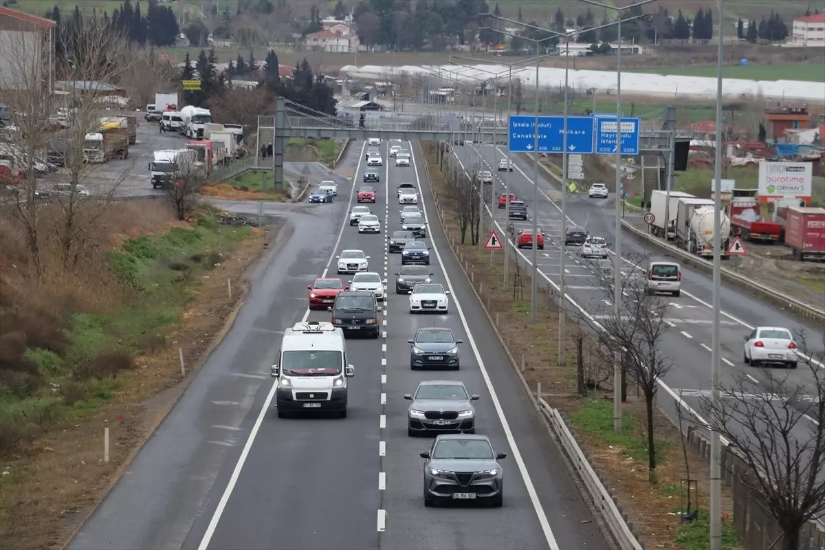 Tekirdağ\'da Dönüş Yoğunluğu Artıyor