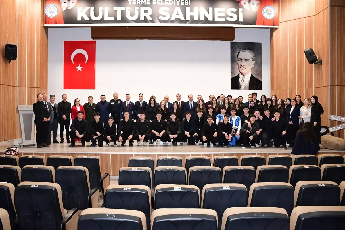 Terme\'de 18 Mart Anma Programı Düzenlendi