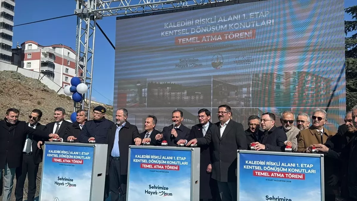 Tokat\'ta Kentsel Dönüşüm Projesi Temel Atma Töreni