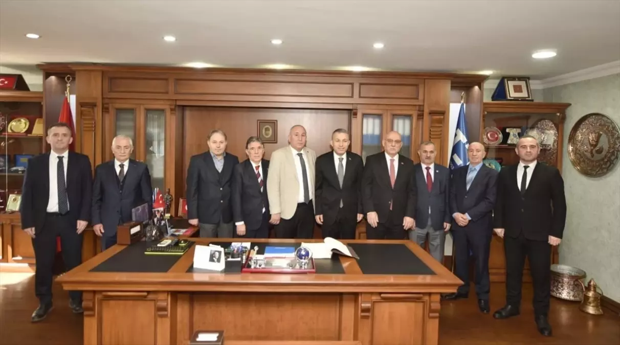 Vali Şahin, TESOB Başkanı Kara\'yı Ziyaret Etti