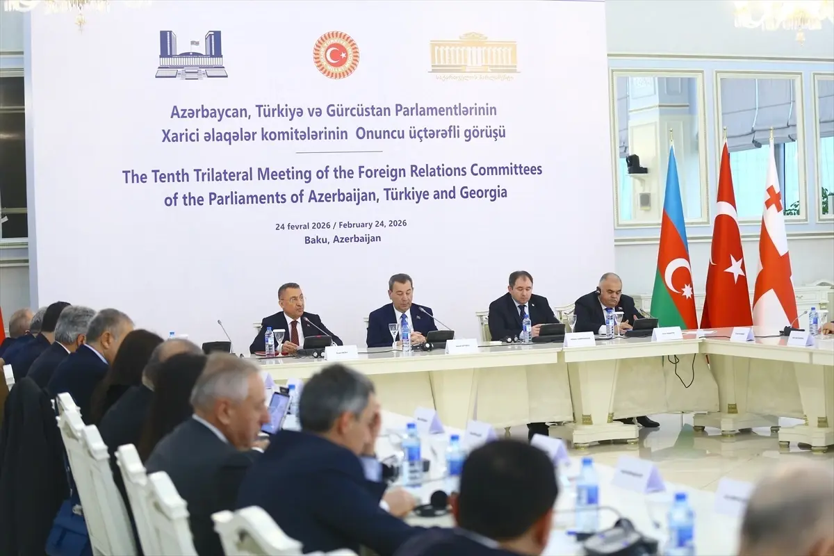 Türkiye-Azerbaycan-Gürcistan Parlamentoları Dışişleri Komisyonları Bakü\'de toplandı