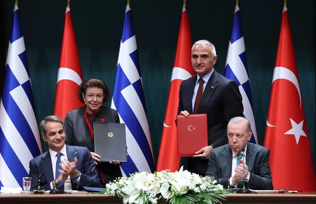 Türkiye ve Yunanistan Anlaşmalar İmzaladı