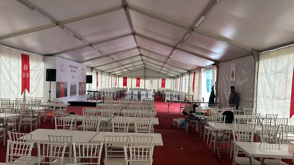 Edirne\'de İftar Çadırı Kuruldu