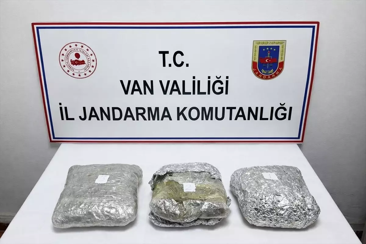 Van\'da 4 Kilo Skunk Ele Geçirildi