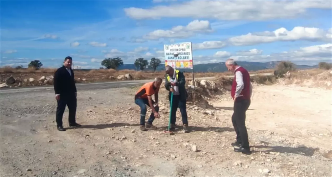 Vezirköprü OSB Altyapı Çalışmaları Devam Ediyor