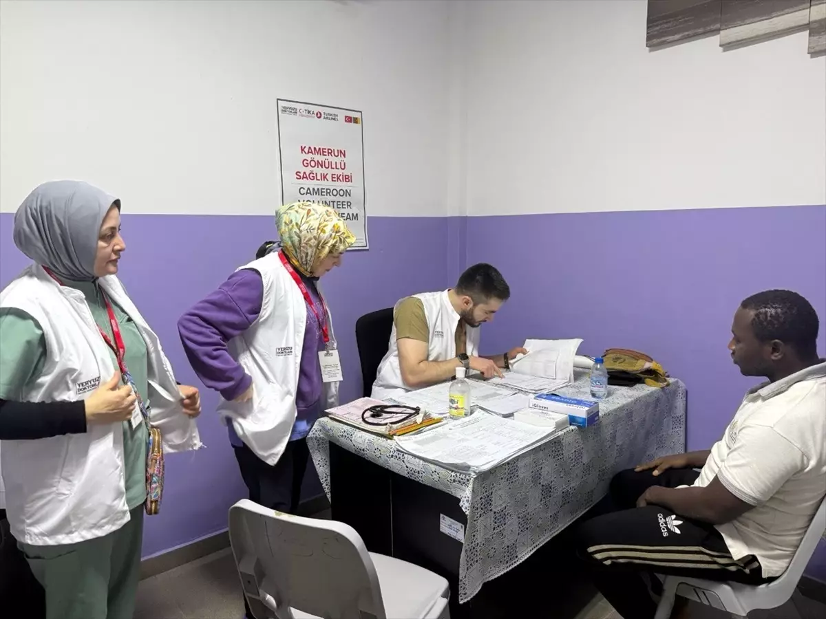 Kamerun\'a Gönüllü Sağlık Ekibi Ulaştı