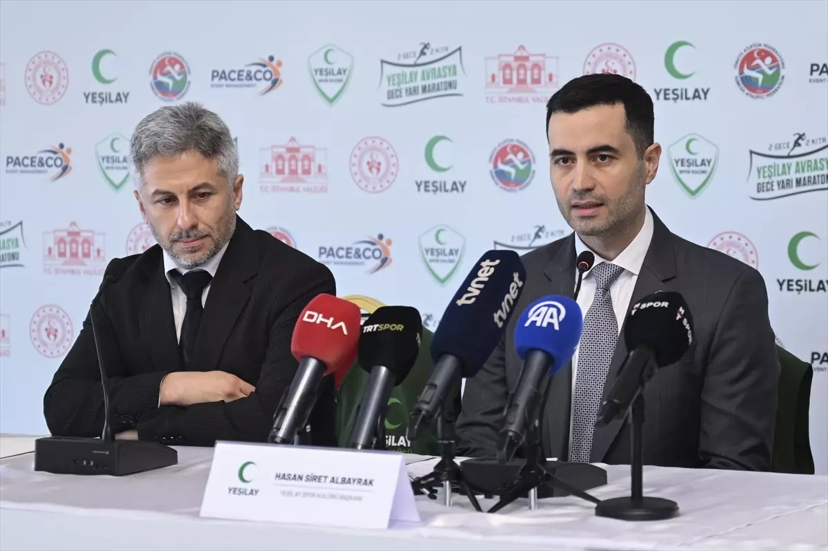 Yeşilay Avrasya Gece Yarı Maratonu Tanıtıldı