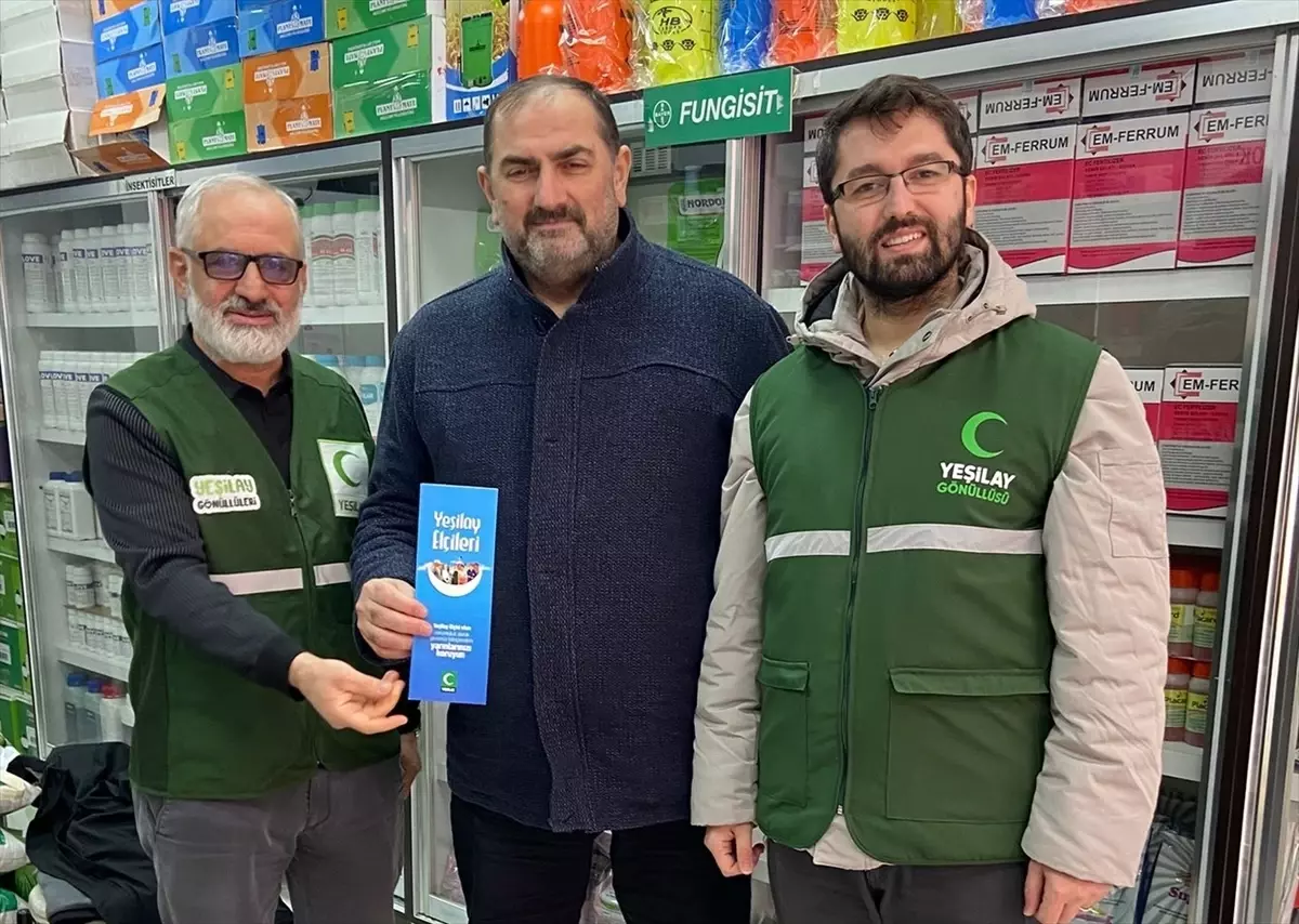 Yeşilay\'dan Esnaflara Bağımlılık Eğitimi