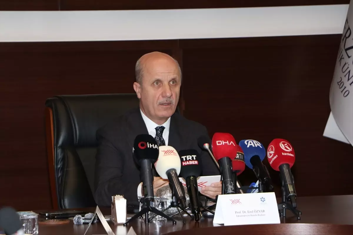 YÖK Başkanı Özvar, Erzurum\'da DAP Bölgesi Üniversiteler Birliği Toplantısı\'nda konuştu Açıklaması