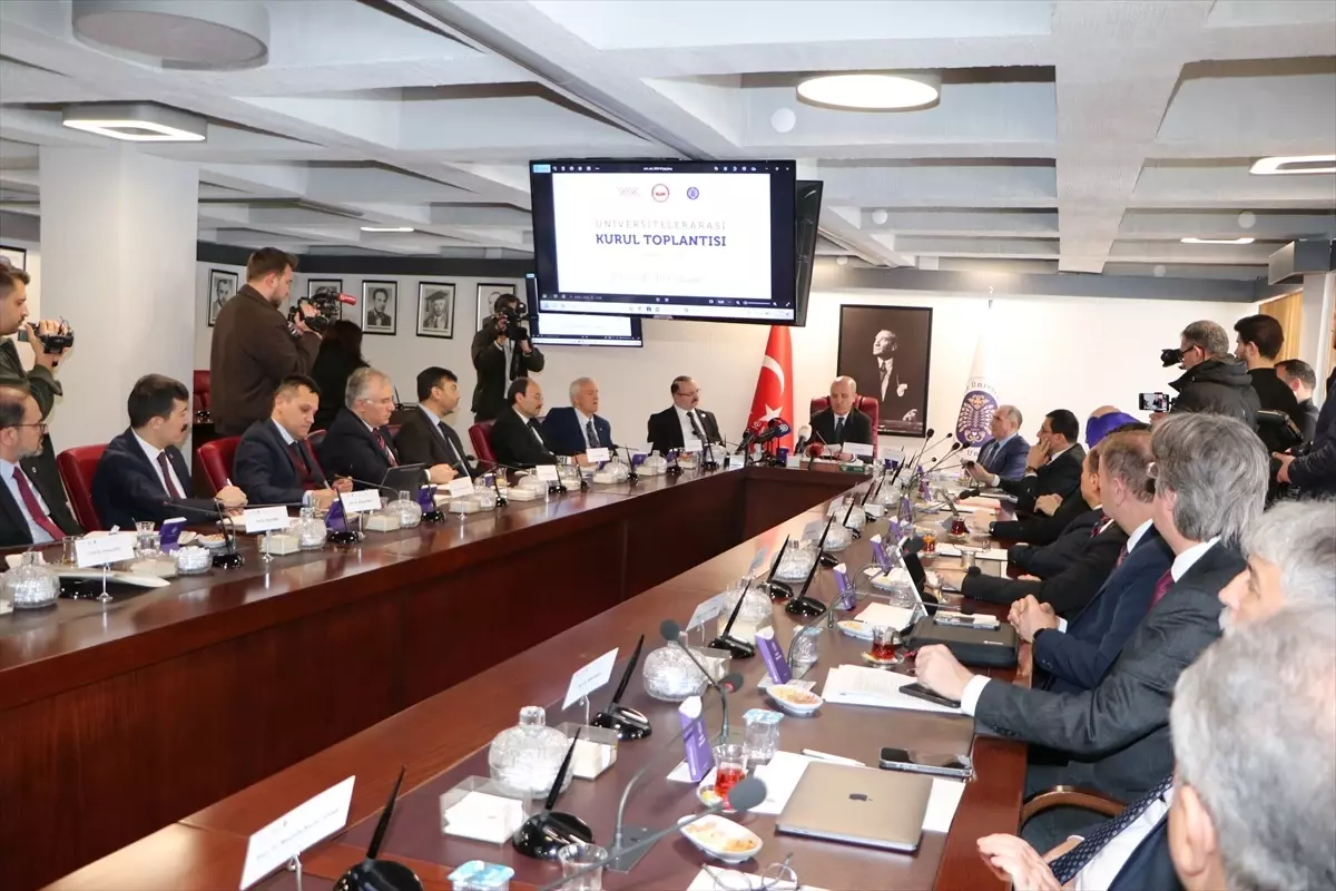 YÖK Başkanı Özvar, Erzurum\'da Üniversitelerarası Kurul Toplantısı\'nda konuştu Açıklaması