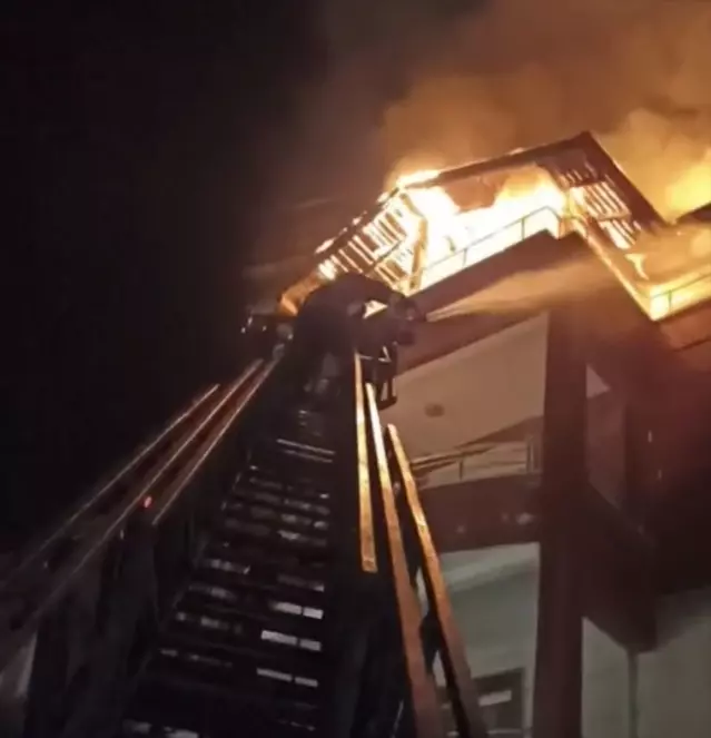 Sorgun’da Apartman Yangını