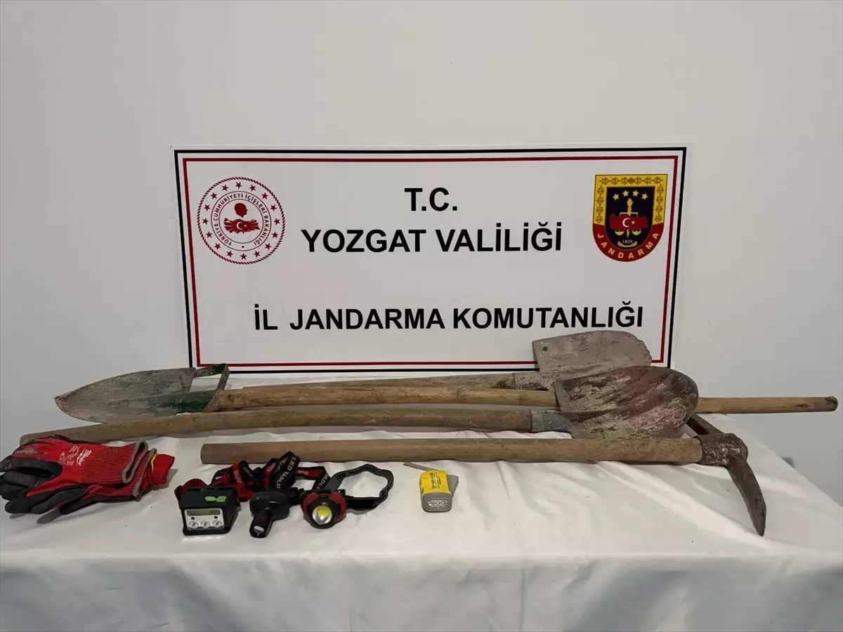 Yozgat\'ta İzinsiz Kazı Yapan 5 Zanlı Yakalandı