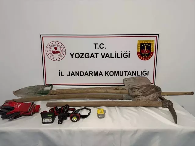 Yozgat’ta İzinsiz Kazı Yapan 5 Zanlı Yakalandı
