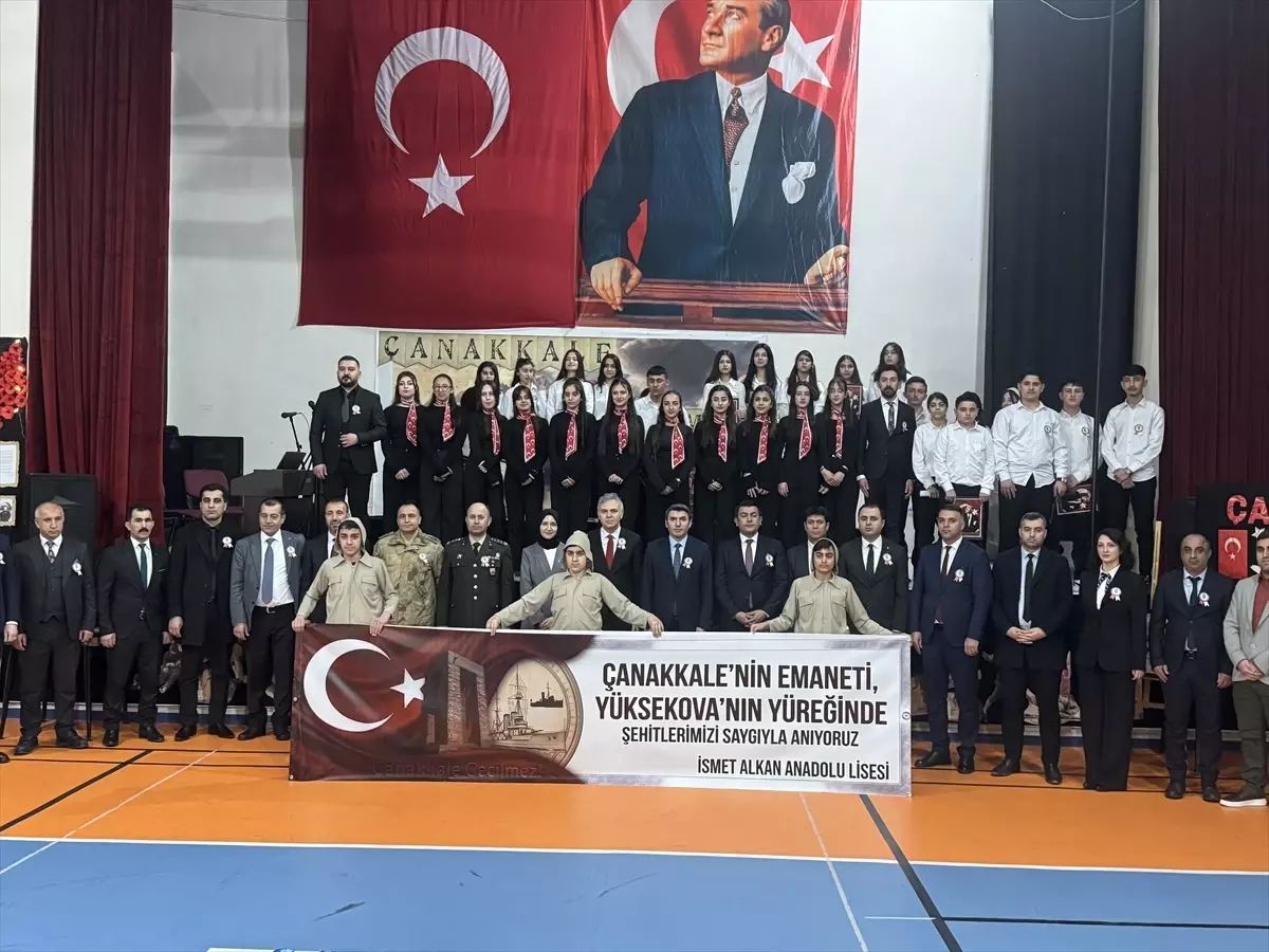 Yüksekova\'da Çanakkale Deniz Zaferi dolayısıyla program düzenlendi