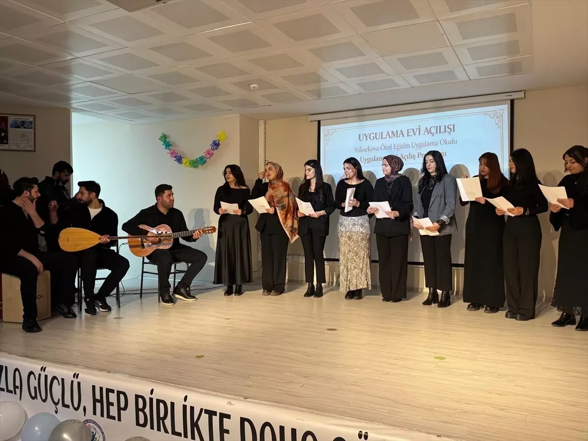 Yüksekova\'da Özel Gereksinimli Öğrencilere Uygulama Evi Açıldı