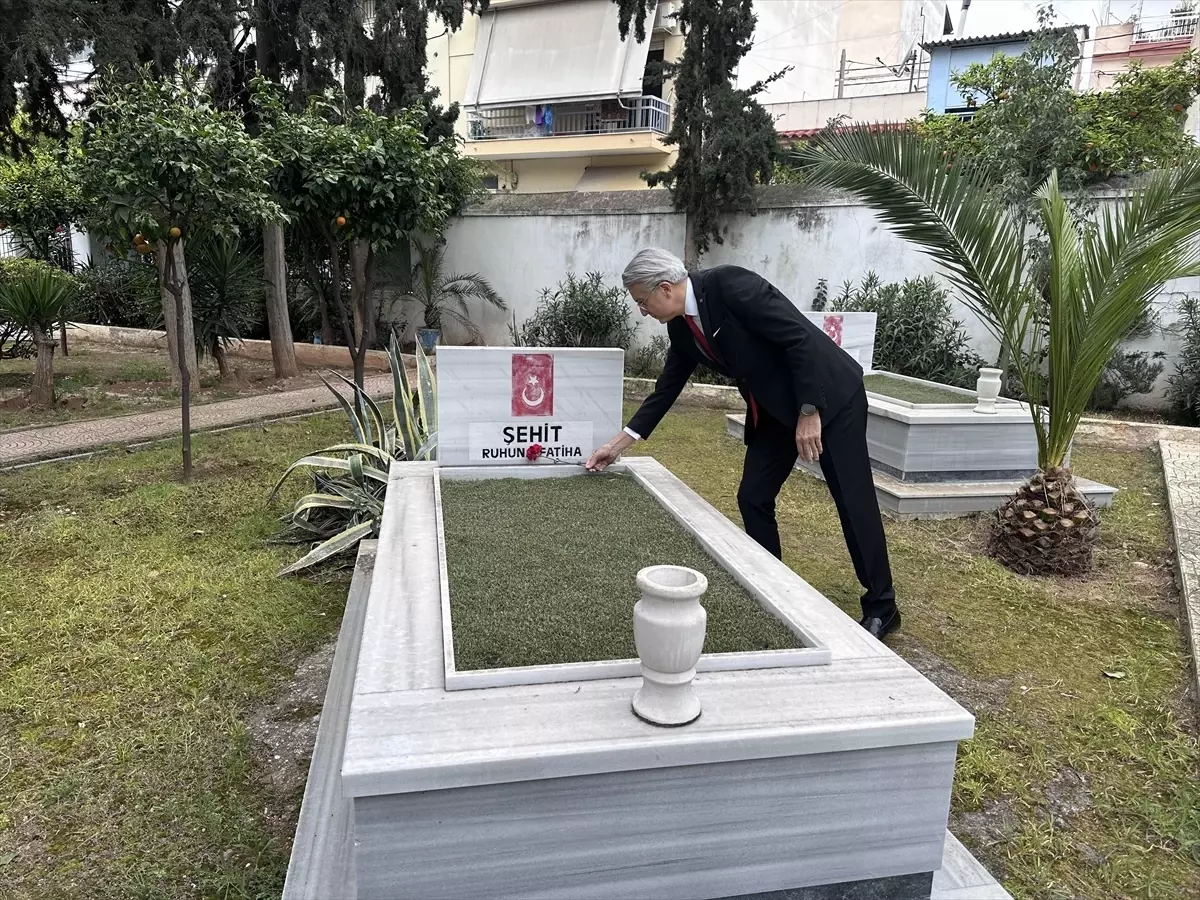 Yunanistan\'daki Türk Şehitliği\'nde 18 Mart Şehitleri Anma Günü vesilesiyle tören düzenlendi