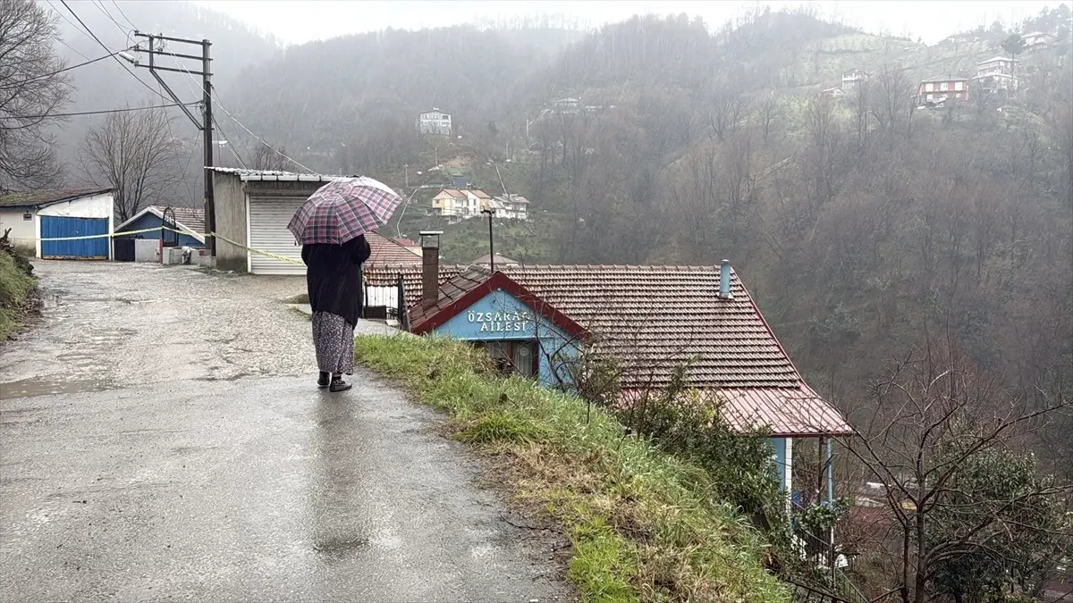 Zonguldak\'ta Heyelan İncelemesi